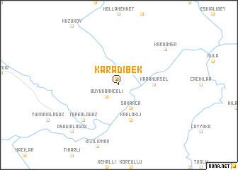 map of Karadibek