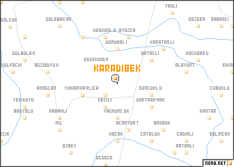 map of Karadibek