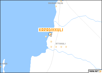 map of Karadikkuli