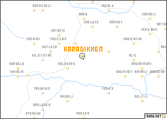 map of Karadikmen