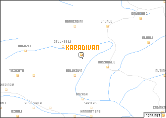 map of Karadivan