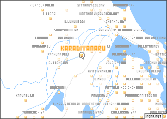 map of Karadiyanaru