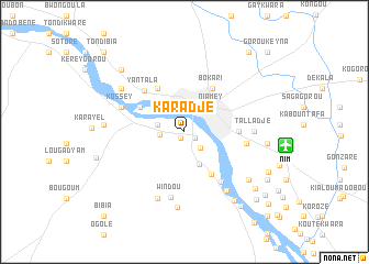 map of Karadjé