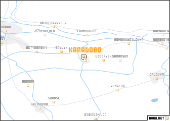 map of Kara-Döbö