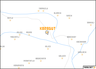 map of Karadut