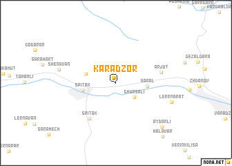 map of Karadzor