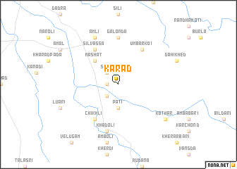 map of Karad