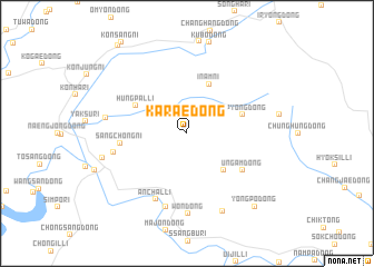 map of Karae-dong