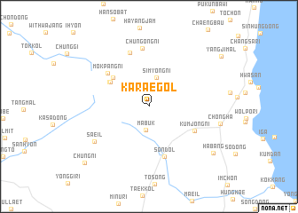 map of Karae-gol