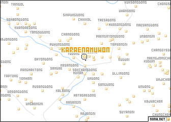 map of Karaenamuwŏn
