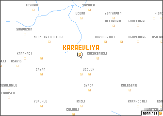 map of Karaevliya