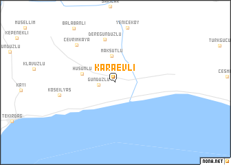 map of Karaevli