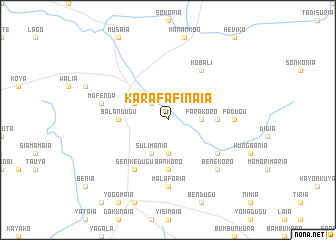 map of Karafafinaia