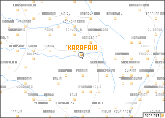 map of Karafaia