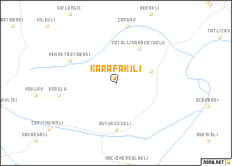 map of Karafakılı