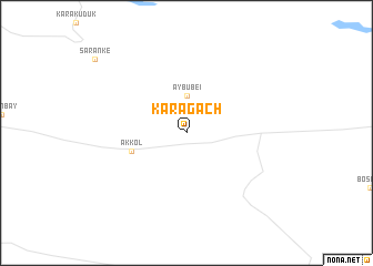 map of Karagach
