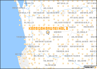 map of Karagahamune Ihala