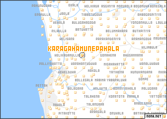 map of Karagahamune Pahala