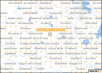 map of Karagahawewa