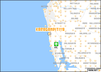 map of Karagampitiya