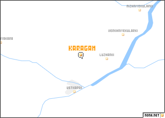 map of Karagam