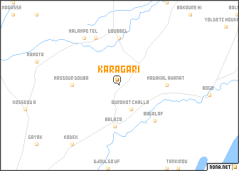 map of Karagari