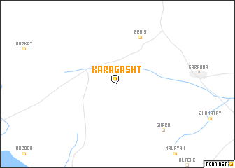map of Karagasht