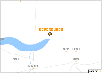 map of Karagawaru