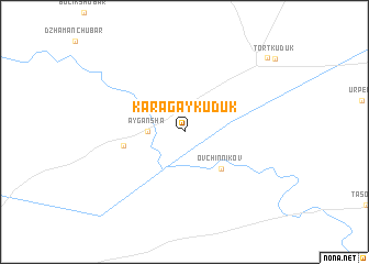 map of Karagay-Kuduk