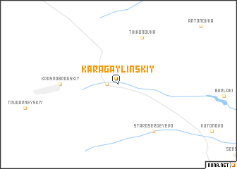 map of Karagaylinskiy