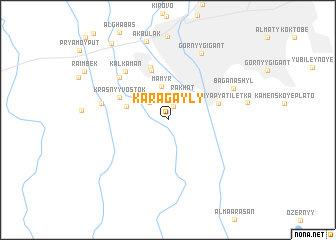 map of Karagayly