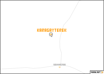 map of Karagay-Terek