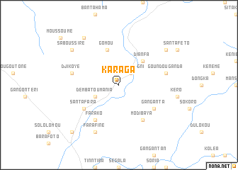 map of Karaga