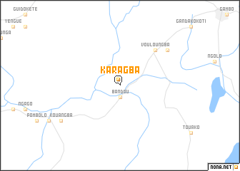 map of Karagba