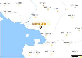 map of Karagedik