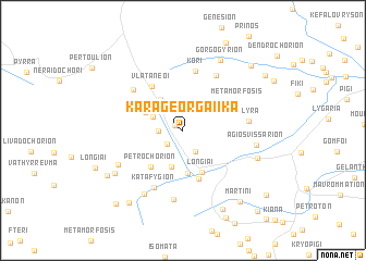 map of (( Karageorgaíïka ))