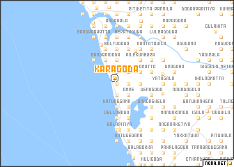 map of Karagoda