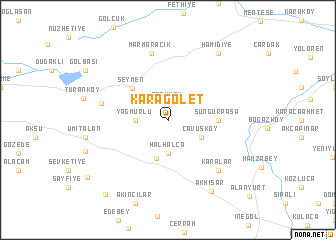map of Karagölet