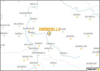 map of Karagöllü