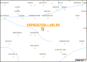 map of Karagözgöllüalan