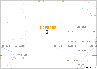 map of Karagöz