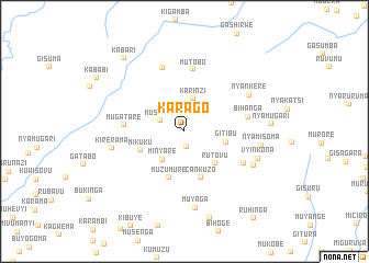 map of Karago
