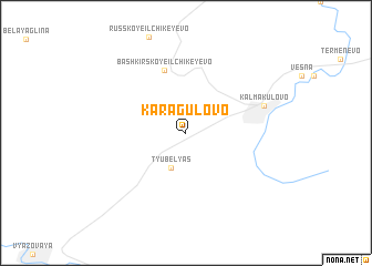 map of Karagulovo