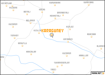 map of Karagüney