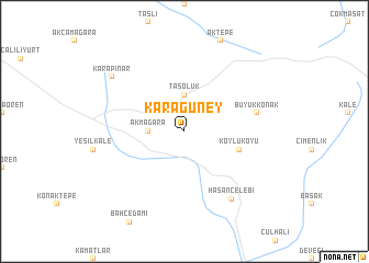 map of Karagüney