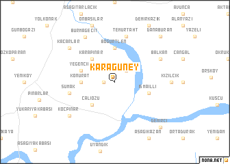 map of Karagüney