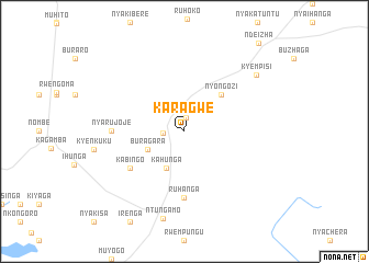 map of Karagwe