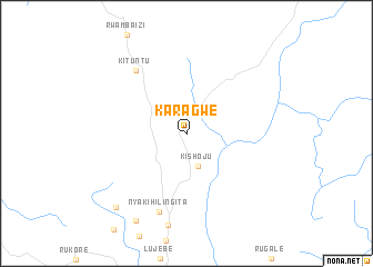 map of Karagwe