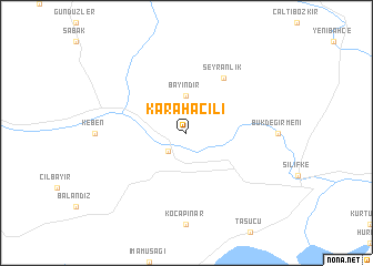 map of Karahacılı