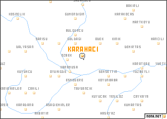 map of Karahacı